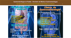 Desktop Screenshot of gastroenterologosenpuebla.com