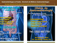 Tablet Screenshot of gastroenterologosenpuebla.com